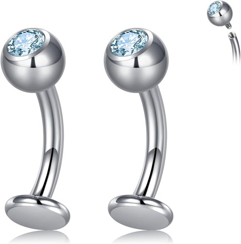 14g titan bauchnabelpiercing - titan,