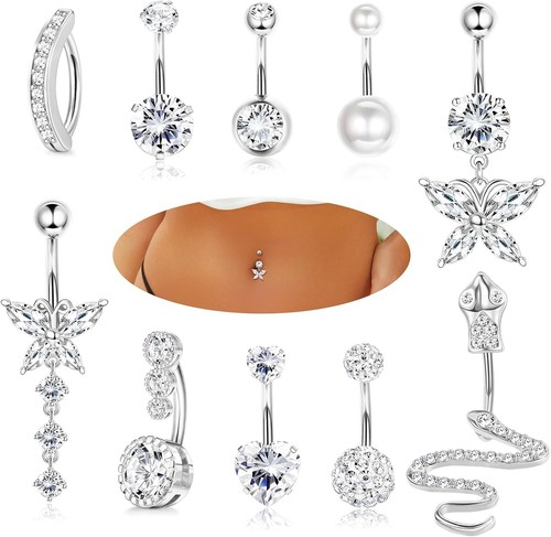 Bauchnabelpiercing 10er set - 10er,