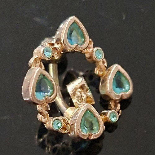Bauchnabelpiercing silber - bauchnabelpiercing,