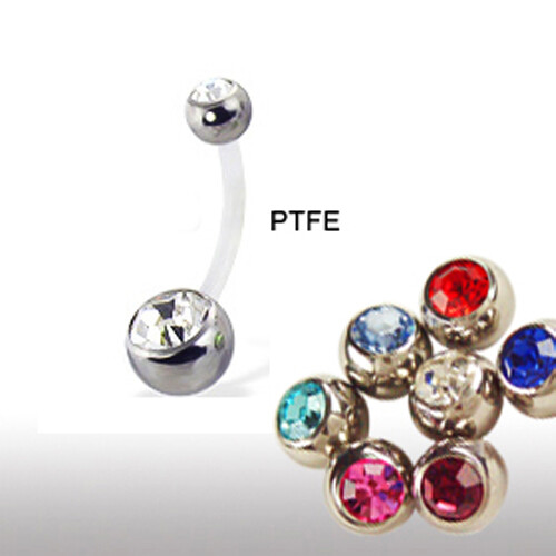 Ptfe stab mini bauchnabel - ptfe-stab,