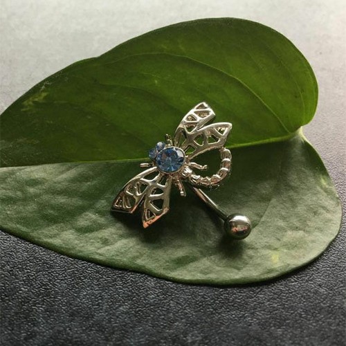 Bauchnabelpiercing libelle - bauchnabelpiercing,