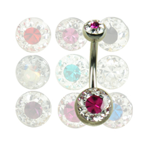 Stahl bauchnabel piercing - stahl,