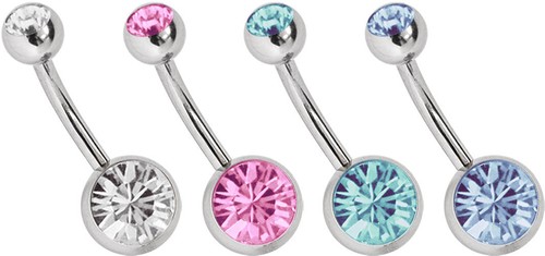 Titan bauch intim piercing - titan,