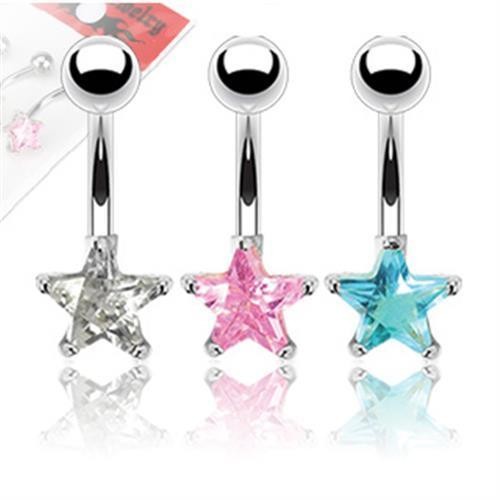 Bauchnabelpiercing 3er set - 3er,